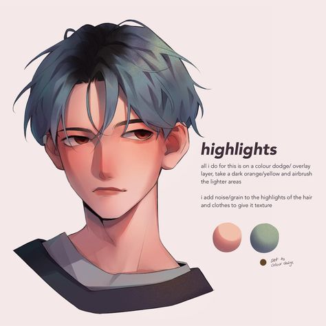 Then add details!! 
Vinnuf on IG :) Palette Art, Digital Art Beginner, Coloring Tutorial, Digital Painting Tutorials, Art Tutorials Drawing, Digital Art Tutorial, Drawing Base, Art Inspiration Drawing, Art Tips