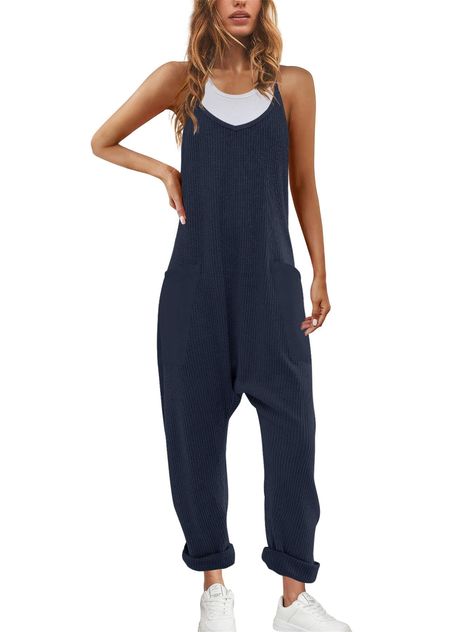 PRICES MAY VARY. High Quality Material-this oversized waffle knit jumpsuit women is made of high quality material, super comfy knitted jumpsuits, loose fit waffle knit romper for women, a must have waffle knit onesie women in your wardrobe, fall jumpsuit Vogue Design-our waffle overalls for women features with spaghetti straps, sleeveless waffle jumpsuit with pockets, classic oversized rompers, womens knitted rompers gives you a wonderful wearing experience, waffle jumpsuit women Eyecatching Loo Knit Overalls Women, Onesie Women, Fall Overalls, Fall Jumpsuit, Knit Onesie, Knit Overalls, Fit Waffle, Vogue Design, Oversized Jumpsuit