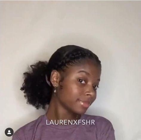 Pin on Natural Hair Cute Puff Hairstyles, Braided Afro Puff Hairstyles, Curly Hairstyles Short Hair Black Women, Braided Puff Natural Hair, Easy 4c Hairstyles Medium, Quick Natural Hairstyles For 4c Hair, Hairstyles For 4c Hair Natural, Short Black Hairstyles Natural, Cute Protective Styles For Natural Hair