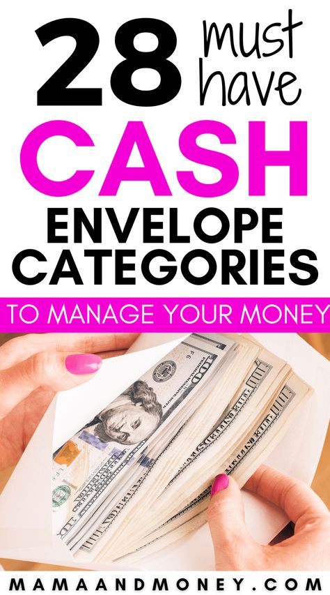 Money Pouches Cash Envelopes, Budget Planner Cash Envelopes, Envelope Stuffing Categories, Dave Ramsey Envelope System Categories, Cash Envelope Categories List, Cash Evenlope Categories, Cash Envelope System Categories Saving Money, Diy Cash Stuffing Binder, Cash Envelope Categories Ideas