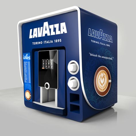 Coffee Vending machine | Branding on Behance Coffee Vending Machine Design, Vending Machine Design, Coffee Vending Machines, Graphic Projects, Industrial Design Sketch, Coffee Corner, Coffee Stickers, Ice Cream Machine, Coffee Machines