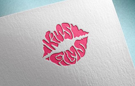 Kiss Films • Identity on Behance Kiss Lip Tattoos, Kiss Logo, Lip Logo, Badge Template, Logo Shapes, Lip Tattoos, Initials Logo, Business Photos, Flat Icon