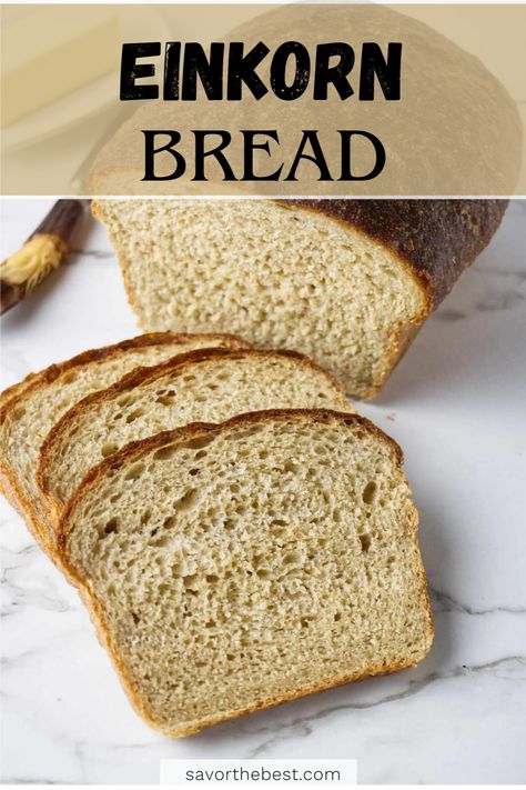 Ancient Grains Bread Recipe, Einkorn Bread Recipe, Einkorn Bread Machine Recipe, Ancient Grain Bread Recipe, Einkorn Sourdough Bread, Sourdough Einkorn, Ancient Grains Bread, Einkorn Sourdough, Traditional Bread Recipe