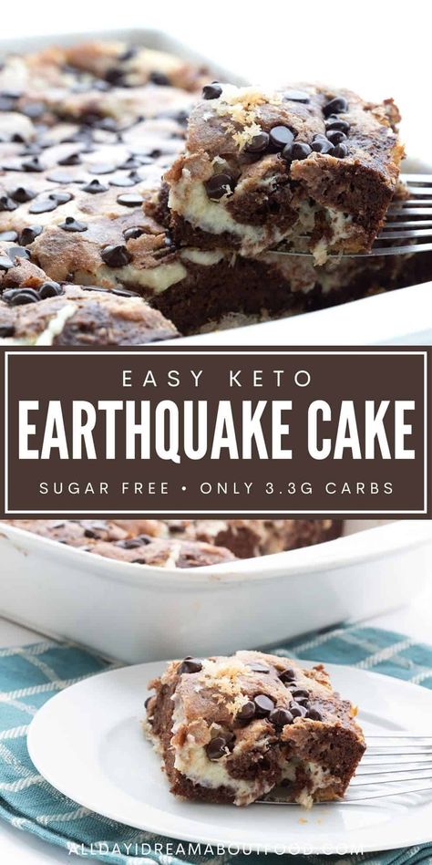 Keto Quiche, Earthquake Cake, Sugar Free Baking, Keto Chocolate Cake, Sugar Free Recipes Desserts, Breakfast Low Carb, Postre Keto, Sugar Free Cake, Keto Pancakes