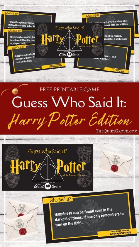 Harry Potter Guess Who Printable Free, Harry Potter Guess Who, Printable Guess Who, Harry Potter Classroom Theme, Harry Potter Trivia, Disney Themed Movie Night, Book Games, Harry Potter Movie Night, Grandma Camp