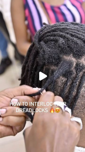 Temporary or artificial dreadlocks Nairobi on Instagram: "HOW TO INTERLOCK YOUR DREADLOCKS

In viewing follow like, comment and share @lockedbykareem #lockedbykareem #kareemtemporarylocs #temporarylocsnairobi #hairwashday #temporarylockenya #explorepage✨" How To Style Artificial Dreadlocks, Artificial Dreadlocks, Dreadlock Maintenance, April 4, Nairobi, Locs, Hair Care, Dreadlocks, Hair