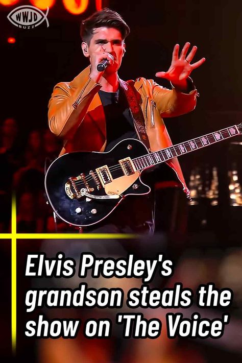 Elvis Presley\'s grandson steals the show on \'The Voice\' The Voice Videos, Mode Country, Elvis Presley Songs, Got Talent Videos, Elvis Presley Videos, Elvis Sings, Country Music Songs, Sangeet Dance, Great Song Lyrics