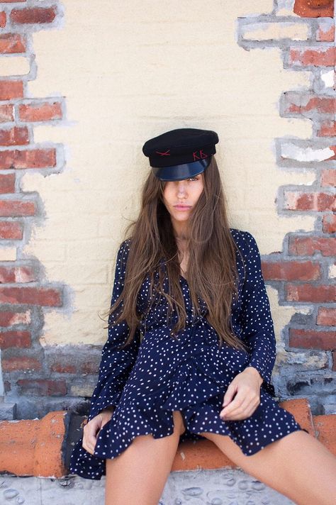 Ruslan Baginskiy Hat Outfit, Ruslan Baginskiy Hat, Bangs For Round Face, Military Cap, Outfits With Hats, Cute Fits, Round Face, Fashion Outfit, Dream Wardrobe