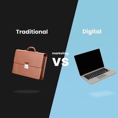 Traditional Marketing Vs. Digital Marketing, This Vs That Design, Branding Vs Marketing, Marketing Ads, Background For Powerpoint Presentation, Traditional Marketing, Digital Advertising Design, Digital Marketing Quotes, Midnight Oil