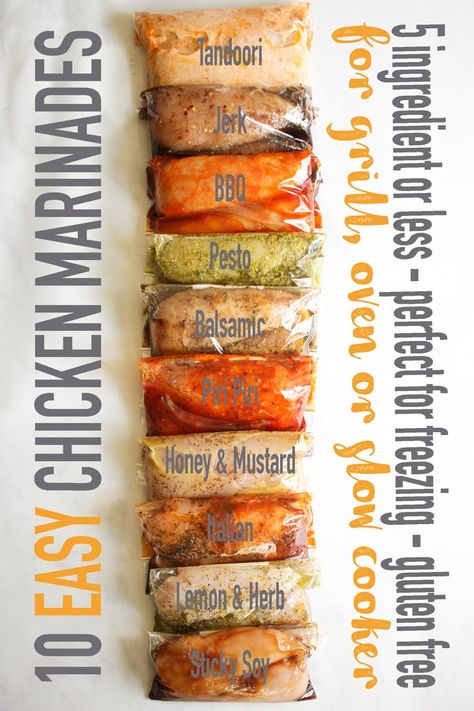 Marinade Chicken, Easy Chicken Marinade, 5 Ingredients Or Less, Healthy Asian, Chicken Marinade Recipes, Piri Piri, Peri Peri, Chicken Marinade, Slow Cook