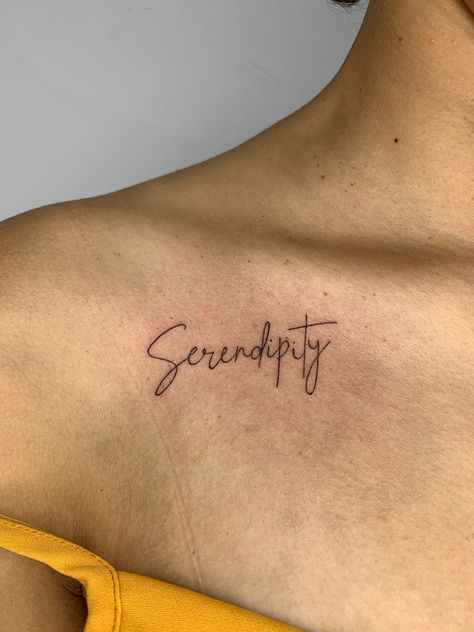 Serendipity tattoo Serendipity Tattoo, Bts Tattoo, Bts Tattoos, Calligraphy Tattoo, Tablet Wallpaper, Word Tattoos, My Tattoos, S Tattoo, I Wallpaper