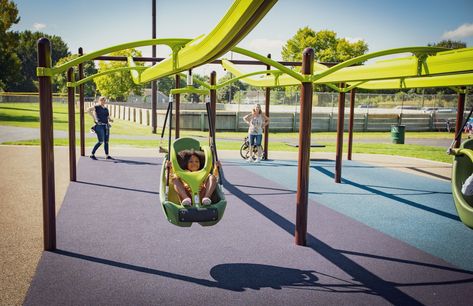 Adult Playground Design, Playground Aesthetic, Playground Equipment For Schools, Diy Kids Playground, Playgrounds Architecture, Cool Playgrounds, School Playground Equipment, Modern Playroom, Commercial Playground