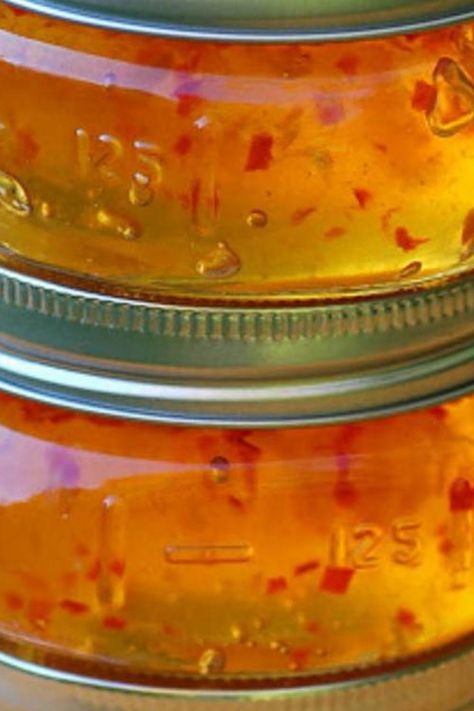 Habanero Gold Jelly Adapted from a recipe by Bob Rouleau, Canada the original recipe is credited to Bob Rouleau of Canada and it can be found on the Bernadin Canada canning website. Habanero Jelly Recipe, Habanero Jelly, Sweets Art, Lemon Marmalade, Marmalade Recipe, Hot Sauce Recipes, Scotch Bonnet Pepper, Habanero Peppers, Jelly Recipes