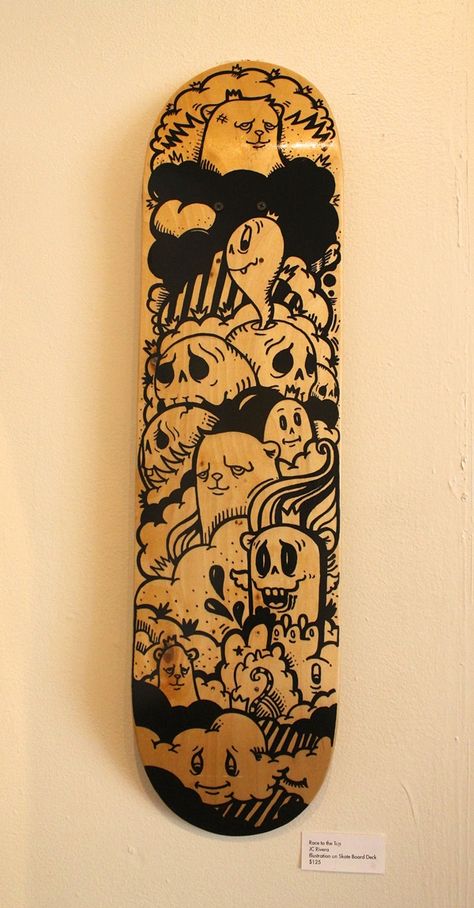 40 DIY Skateboard Deck Art Ideas To Look Extra Cool Diy Skateboard Deck, Skateboard Illustration, Diy Skateboard, Skateboard Graphics, Painted Skateboard, Longboard Design, Skate Boards, Skateboard Aesthetic, Skateboard Deck Art