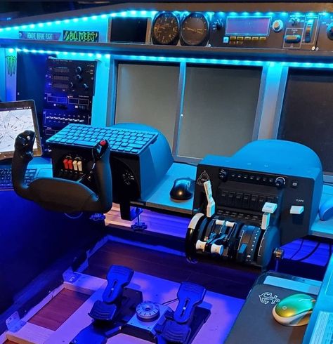 Flight Simulator Home Cockpit 🏡 Home Cockpit Simulator, Flight Simulator Setup, Home Cockpit, Simulator Setup, Flight Simulator Cockpit, Flight Simulator, 1k Followers, Arcade Games, Short Videos