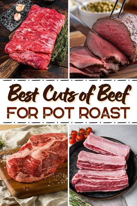 Try these 4 best cuts of beef for pot roast for a meal no one will forget! When it comes to pot roast, you'll want beef that's tender, juicy, and melt-in-your-mouth flavorful! Pot Roast Easy, Salt Block Cooking, Oven Pot Roast, Leftover Pot Roast, Roast Gravy, Perfect Pot Roast, Cuts Of Beef, Best Pot Roast, Beef Pot Roast