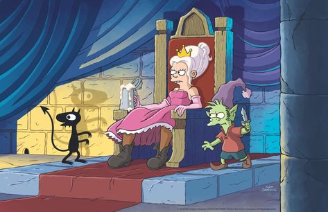 TV Show #Disenchantment Bean (Disenchantment) Disenchantment (TV Show) Elfo (Disenchantment) Luci (Disenchantment) #1080P #wallpaper #hdwallpaper #desktop Eric Andre, Nurse Jackie, Jonah Hill, Matt Groening, New Netflix, Homer Simpson, Netflix Originals, Futurama, Fantasy Series