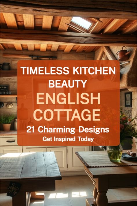 Old English cottage kitchen English Cottage Kitchen Ideas, Old English Kitchen, Cottage Kitchen Inspiration, English Cottage Kitchens, Small Office Interior Design, Cottage Kitchen Ideas, Old English Cottage, Cozy Boho Bedroom, Cottage Kitchen Design