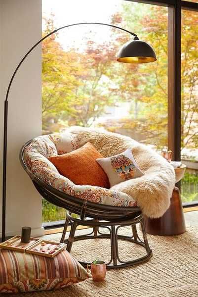 Vogue Decor, Taupe Chair, Reading Nook Chair, Comfy Reading, Cozy Reading Corners, Decor Ikea, Cozy Chair, Cosy Corner, Reading Chair