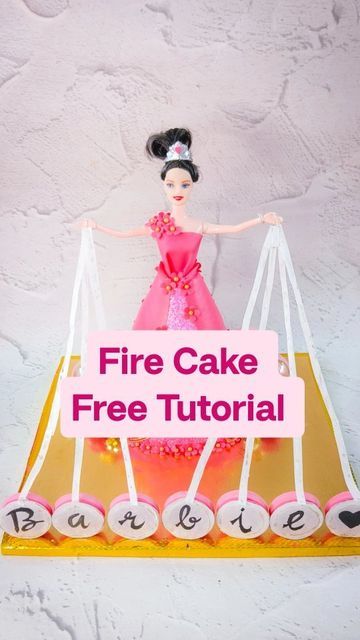 New Trend Cake Design, Baby Cake Design, Flash Cake, Barbie Doll Birthday Cake, Fire Cake, Bomb Cake, Cake Designs For Girl, New Birthday Cake, Buttercream Cake Decorating