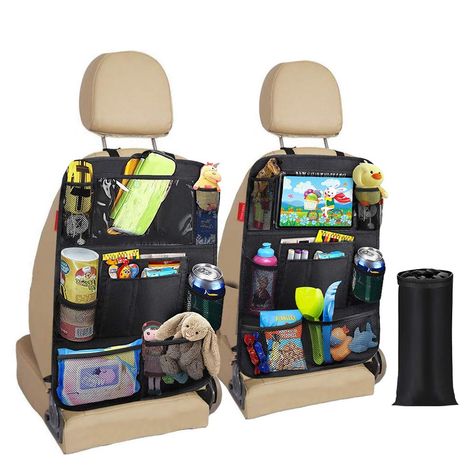 Awroutdoor Autositz-Organizer – 2 Stück Auto-Organizer Rücksitz für bis zu 10,1 iPad, 9 Taschen, Kinderspielzeug-Aufbewahrung, wasserdichter Rücksitzschutz für Kinder, Schwarz : Amazon.de: Baby Car Seat Organizer, Packing Car, Seat Protector, Waterproof Car, Large Cars, Tablet Holder, Car Storage, Cars Organization, Ipad Tablet