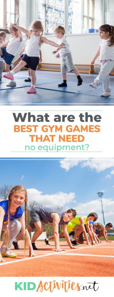 What are the best gym games needing no equipment? We list 18 fun games that incorporate an element of exercise. #kidactivities #kidgames #activitiesforkids #funforkids #ideasforkids Indoor Pe Games, Fun Pe Games, Kids Gym Games, Games For Middle Schoolers, Preschool Gym, Pe Games Elementary, Kids Exercise Activities, Gym Games For Kids, Elementary Physical Education