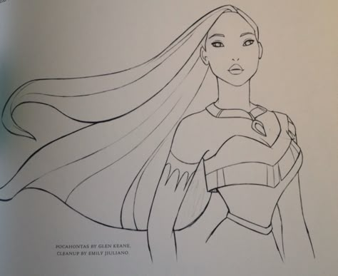 Pocahontas <3 Pocahontas Drawing Easy, Pocahontas Drawing Sketches, Pocahontas Illustration, Pocahontas Tattoo Ideas, Pocahontas Sketch, Pocahontas Drawing, Meeko Pocahontas, Pocahontas Art, Pocahontas Tattoo