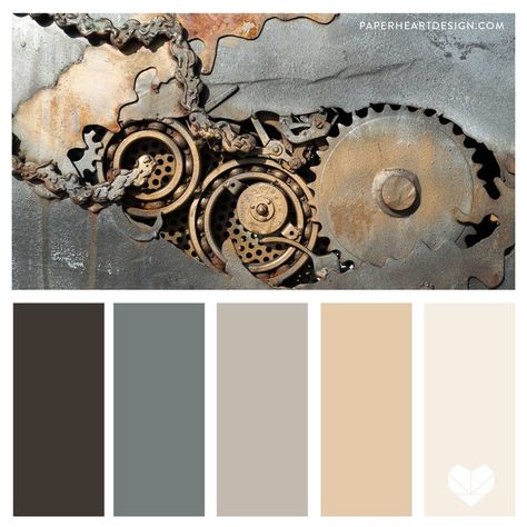 Color Palette: Nothing but Neutrals — Paper Heart Design Color Pallet Design, Steampunk Color Palette, Industrial Color Palette, Cottage Color Palette, Style Tips And Tricks, Aesthetic Collection, Newport Coast, Color Palette Challenge, Color Palette Yellow