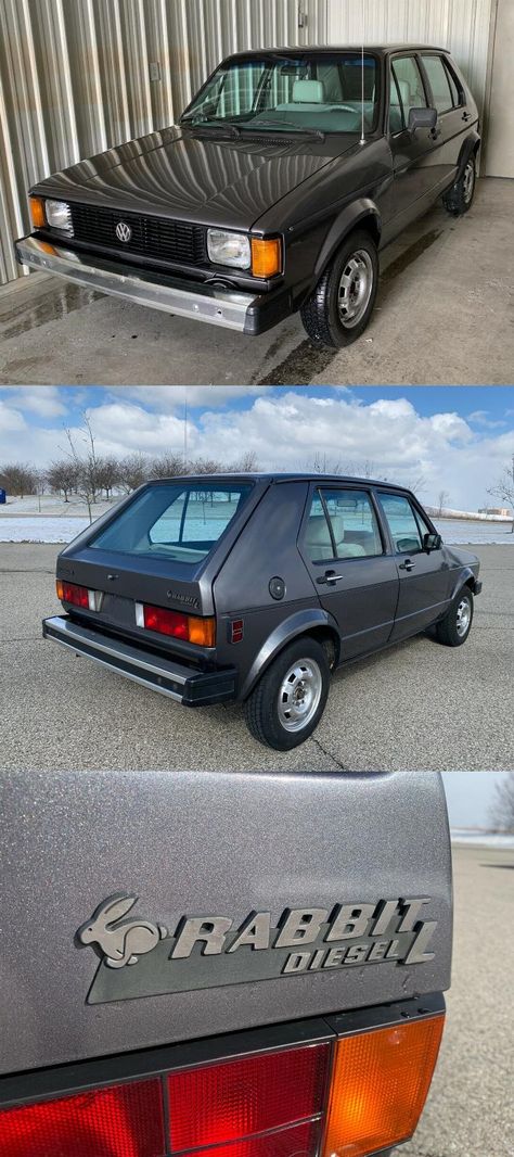 1984 Volkswagen Rabbit L 80s Cars, Volkswagen Rabbit, Vw Rabbit, Vroom Vroom, Vw Bus, Amazing Cars, Cars For Sale, Volkswagen, The Year