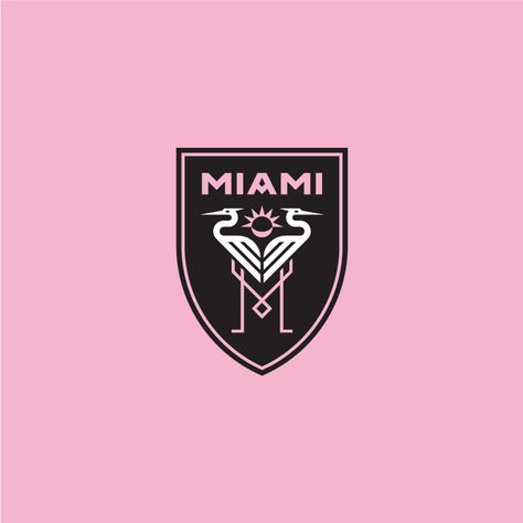 Miami Sheild Logo Miami Logo Design, Miami Logo, Custom Car Stickers, Logo Design For Business, Minimalistic Logo, Inter Miami Cf, Team Logo Design, Soccer Logo, Furniture Logo