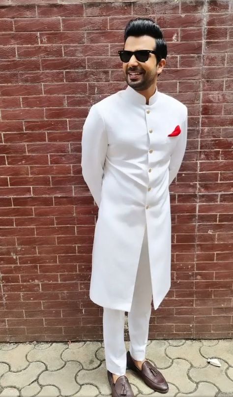 Marriage Dress For Dulha, Jodhpuri Achkan For Men, Nawabi Style Men Wedding, Jodhpuri White Suits For Men, Nawabi For Men, Bandgala For Men Indian Weddings, Bandhgala Suit Men Wedding, Indo Western Outfits Wedding For Men, Bandgala For Men