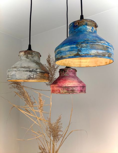 Lampe Steampunk, Driftwood Chandelier, Bucket Light, Rustic Light Fixtures, Rustic Ceiling, Cabin Lighting, Steampunk Lamp, Rustic Lamps, Amazing Decor