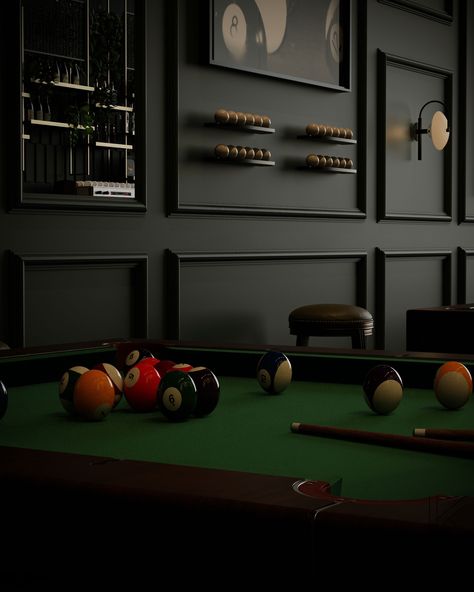 Billiard Cafe Design :: Behance Billiards Room Interior Design, Billiards Interior Design, Billiard Bar Design, Luxury Game Room Design, Billiards Room, Billiard Club Interior Design, Modern Billiard Room, Snooker Cafe Interior, Snooker Room Ideas