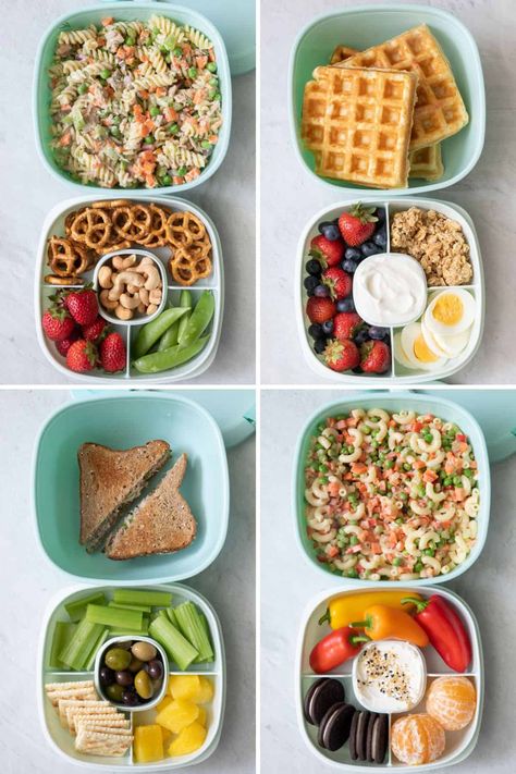 Lunch Box Ideas, Kids Lunch Box Ideas, Kids Lunch Box Meals, Lunch Options, Healthy Lunch Snacks, Healthy School, Easy Healthy Meal Prep, Healthy Lunchbox, Lunch Box Recipes