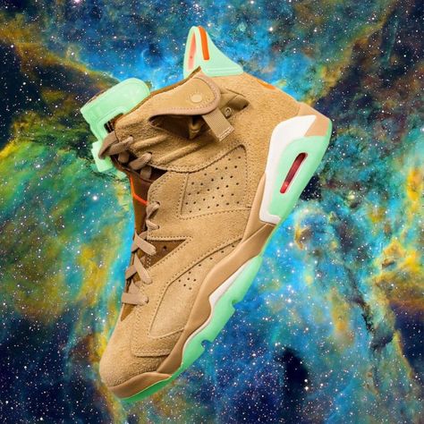 Travis Scott Air Jordan 6 British Khaki DH0690-200 | SneakerNews.com Jordan 6 British Khaki, Nike Travis Scott, Shoes Wallpaper, Hype Wallpaper, Jordan Retro 6, Retro 6, Air Jordan 6 Retro, Jordan Retro 4, Nike Air Jordan 6