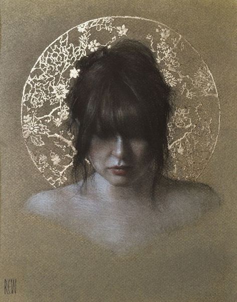 Stephanie Rew Stephanie Rew, Gold Art Painting, Gold Leaf Art, 사진 촬영 포즈, Art Studies, Modern Painting, Figure Painting, Figurative Art, Heart Of Gold