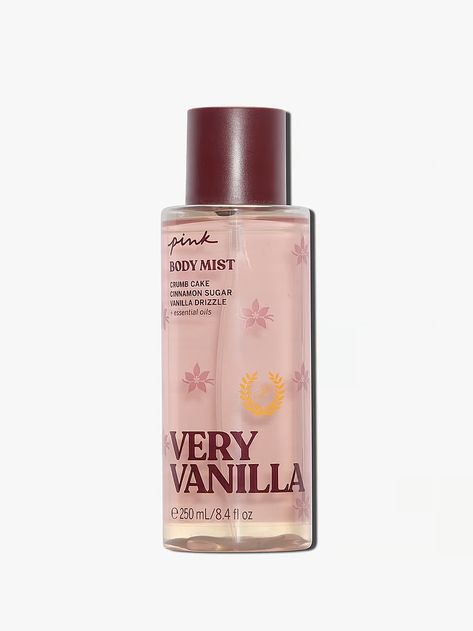 Buy Cool & Bright Body Mist - Order Fragrances online 5000009566 - PINK US Very Vanilla Pink, Vanilla Skin Perfume, Strong Vanilla Perfume, Victoria Secret Vanilla Perfume, Vanilla Romance Bath And Body Works, Sweet Vanilla Perfume, Vanilla Scented Products, Vanilla Body Care, Vanilla Body Mist