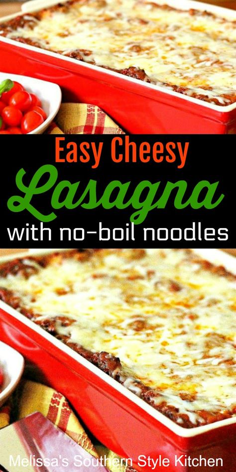 Lasagna Recipe With Oven Ready Noodles, Lasange Recipe, Noodles Lasagna, Recipes With Lasagna Noodles, Easy Lasagna Recipe With Ricotta, Cheesy Lasagna Recipe, Baked Lasagna Recipe, Lasagna Recipe Without Ricotta, Cheese Lasagna Recipe