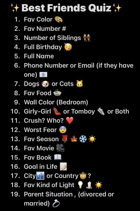 1-5wow, just wow 😞| 6-10 friends but not besties | 11-15 really good friends | 16-19 BEST FRIENDS IN THE WHOLE WIDE WORLD Friends Challenge, Quiz Games For Friends, Trio Friends Activities, Best Friend Quizzes, Best Friend Games Sleepover, What Would Your Best Friend Choose, Who’s Most Likely To Friend Edition, Bestie Quiz, Bestie Sleepover Ideas List