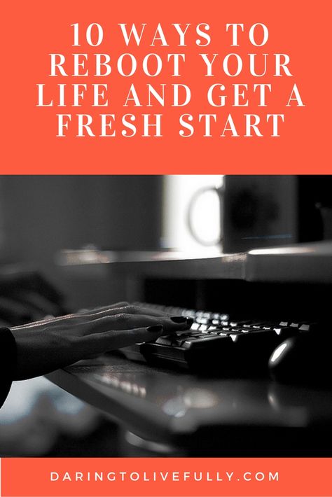 Everyone has wished at some point or another that life came with a reboot… Reboot Your Life, Restart Your Life, New Life Quotes, Life Planner Organization, Life Hacks Organization, Life List, Lifestyle Change, Get Your Life, Productivity Tips