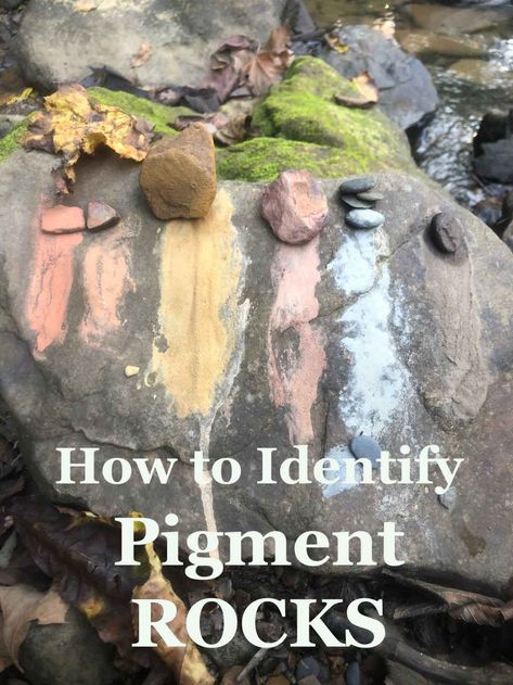 How To Identify Pigment Rocks? - Wild Ozark™ Ranch Landscaping, Tinta Natural, Kunst Inspo, Homemade Paint, Natural Dye Fabric, Nature School, Landscaping With Large Rocks, Earth Pigments, Stone Garden