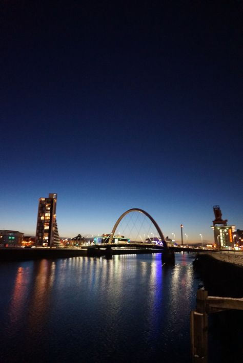 River Clyde Glasgow, Glasgow At Night, Glasgow City, Best Sunset, Glasgow Scotland, City Photography, Scotland Travel, September 2024, City Break