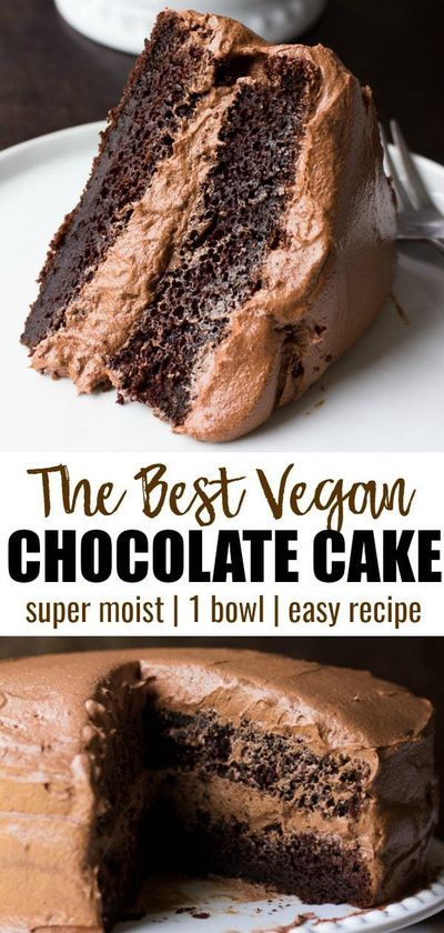 Best Vegan Chocolate Cake, Crockpot Vegan, Vegan Budget, Healthy Vegan Dessert, Vegan Chocolate Cake Recipe, Vegan Birthday, Meals Vegan, Cheesecake Vegan, Vegan Chocolate Cake