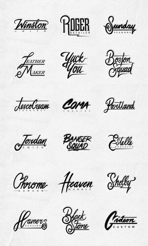 Logos, Clothing Brand Font Ideas, Shirt Brand Name Ideas, Full Name Logo Design, Tshirt Brand Name Ideas, Company Logos Design Ideas, Name Logo Design Ideas Letters, T Shirt Brand Name Ideas, Hoodie Logo Design Ideas