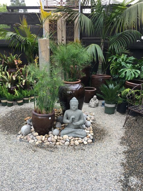 Balinese Garden, Small Japanese Garden, Zen Rock Garden, Japanese Garden Landscape, Peaceful Space, Buddha Garden, Zen Garden Design, Meditation Garden, Fall Garden Vegetables