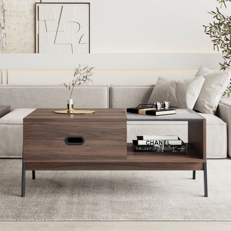 Millwood Pines Lift Top 4 Legs Coffee Table with Storage - Wayfair Canada Traditional Coffee Table, Glass Countertops, Foosball Table, Lift Top Coffee Table, Nesting Coffee Tables, Blanket Chest, Table With Storage, Rectangular Coffee Table, Laurel Foundry Modern Farmhouse