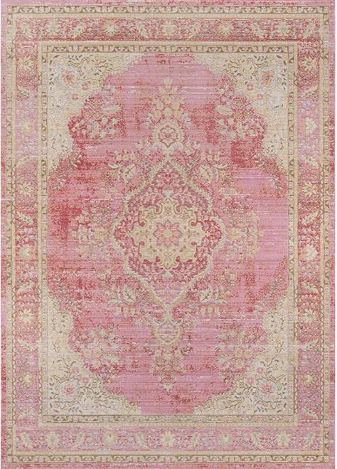 Momeni Rugs, Keramik Design, Synthetic Rugs, Dorm Inspo, Inspire Me Home Decor, Medallion Rug, Porcelain Blue, Rug Direct, Pink Area Rug