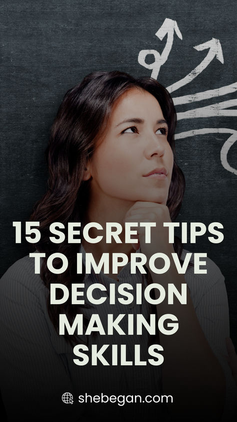 Making sound decisions is essential if facing choices in your personal life, at work, or in any other aspect. Fortunately, improving this skill doesn’t require complex strategies or advanced degrees in psychology. Decision-making is a skill that can be honed and refined over time.

In this blog post, we’ll discuss secret tips to improve decision-making skills. They are simple, practical, and designed to help you confidently make better decisions. Difficult Decisions, Decision Making Process, Decision Making Skills, Psychology Degree, Making Tools, Decision Making, Cool Things To Make, Health Tips, Psychology