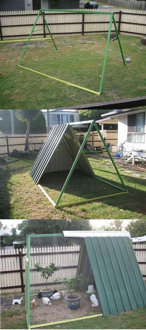 Peony . . . . See Source Herb Drying Rack for Preserving Herbs . . . . See Source The No Dig Vegetable Garden and at the en... Reban Ayam, Swing Set Diy, Herb Drying, Chicken Barn, Diy Swing, Portable Chicken Coop, Preserving Herbs, Chicken Coup, Coop Design