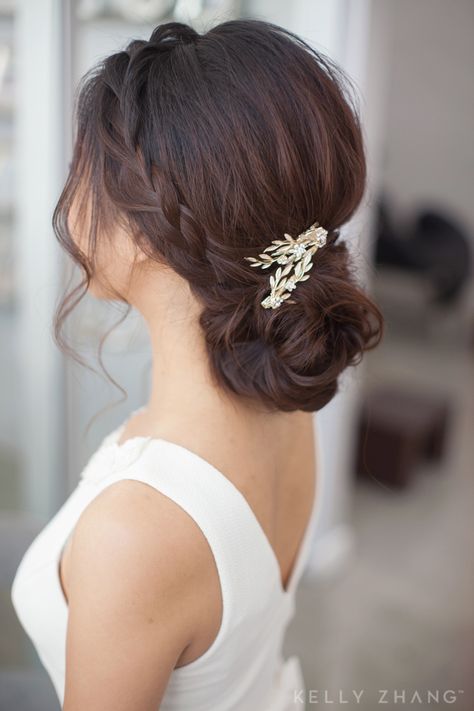 Bride Updo Hairstyles Brown Hair, Wedding Hairstyles For Asian Women, Bride Hairstyles Asian Hair, Bridal Hair Updo Asian, Asian Wedding Hairstyles Updo, Wedding Hair Dues, Filipino Wedding Hairstyles, Wedding Hairstyles For Asian Hair, Bridal Asian Hair